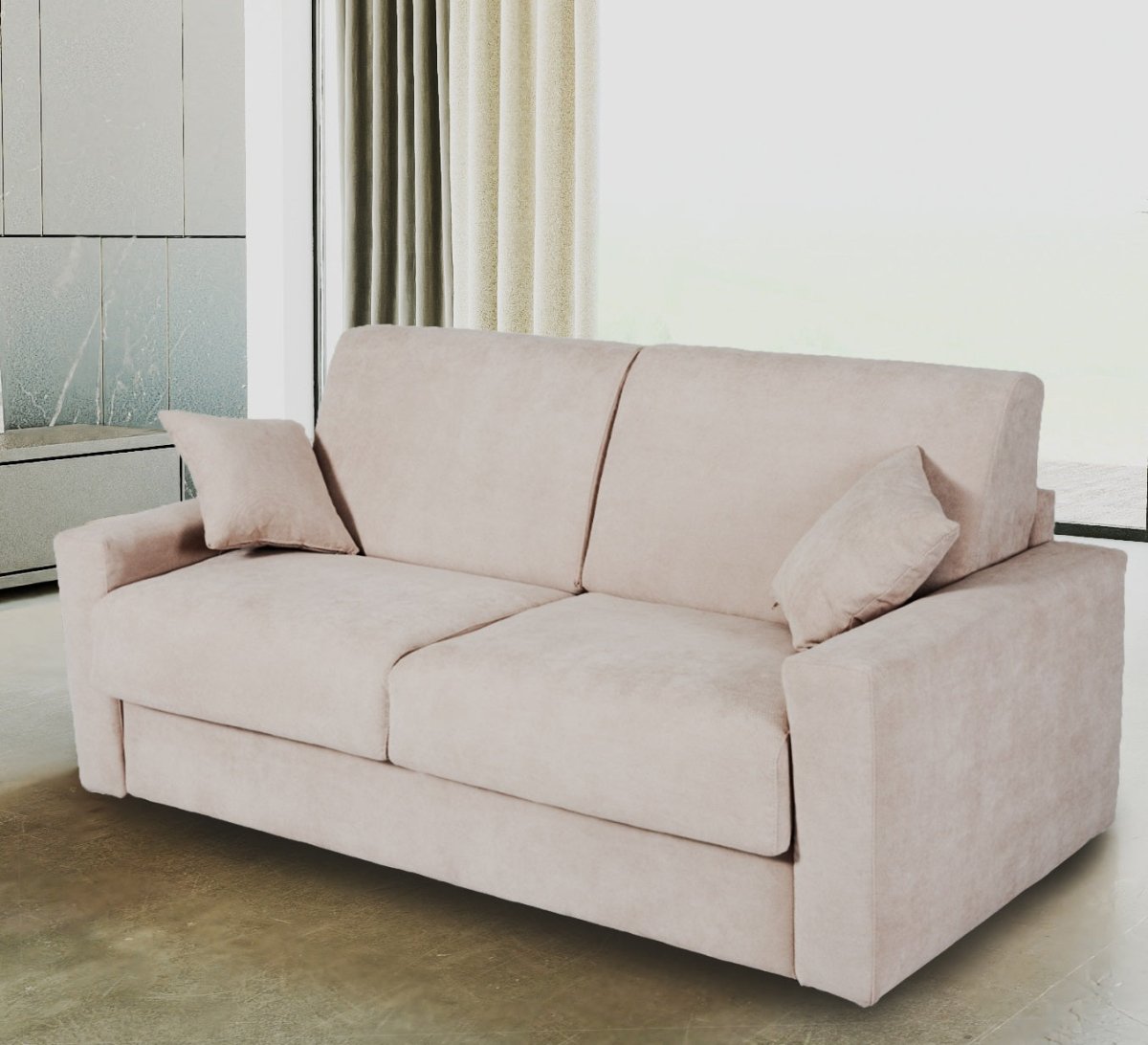 Divano Letto e posti con Materasso Alto TOSCA Divanoso