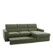 Divano Letto con Penisola Chaise Longue - HANSEL - Divanoso