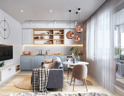 Cucina a vista: si combina bene con il divano letto 3 posti?