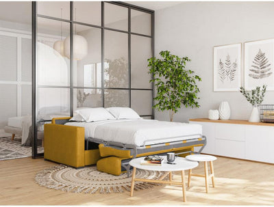 Divano Letto Matrimoniale con arredo in stile Anglosassone