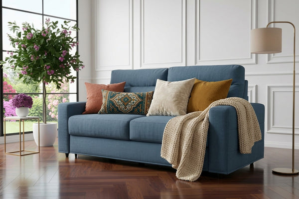 ARON SOFT - Divano Letto con Materasso Alto 20 cm