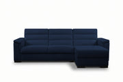 BLANCO - Divano Letto con Penisola e Materasso Alto 20 cm