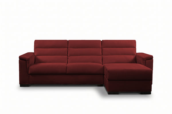 BLANCO - Divano Letto con Penisola e Materasso Alto 20 cm