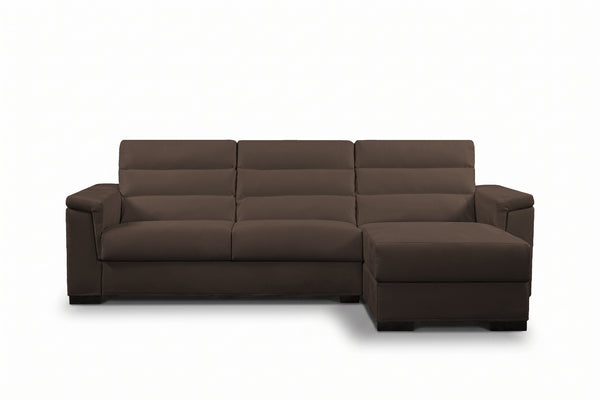BLANCO - Divano Letto con Penisola e Materasso Alto 20 cm