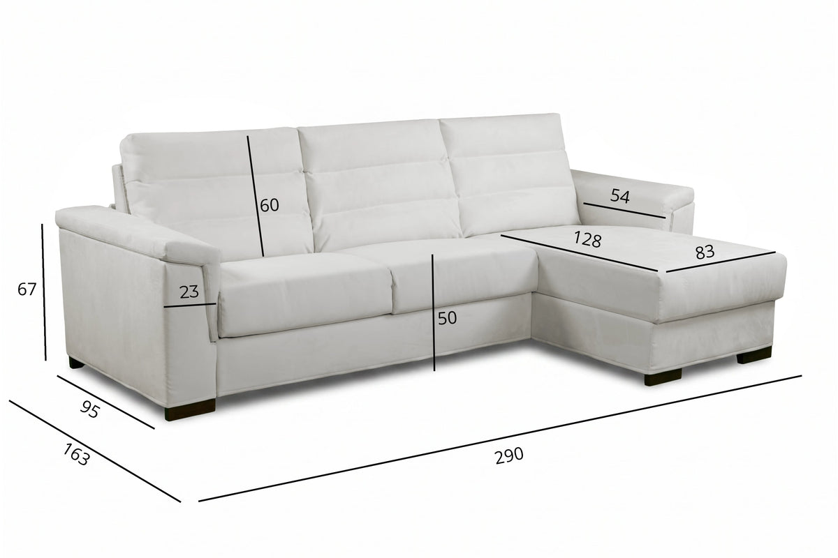 Dimensioni del divano letto chiuso