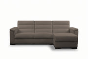 BLANCO - Divano Letto con Penisola e Materasso Alto 20 cm