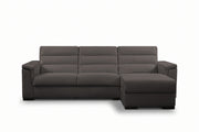 BLANCO - Divano Letto con Penisola e Materasso Alto 20 cm