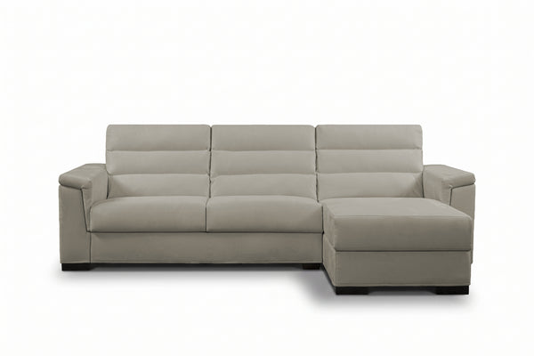 BLANCO - Divano Letto con Penisola e Materasso Alto 20 cm