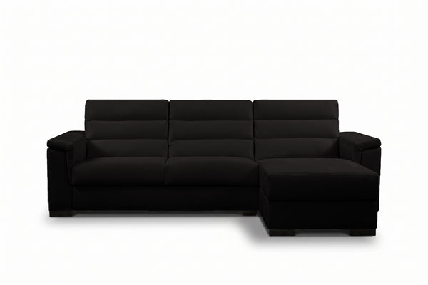 BLANCO - Divano Letto con Penisola e Materasso Alto 20 cm