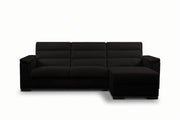 BLANCO - Divano Letto con Penisola e Materasso Alto 20 cm