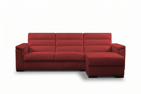 BLANCO - Divano Letto con Penisola e Materasso Alto 20 cm