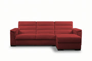 BLANCO - Divano Letto con Penisola e Materasso Alto 20 cm