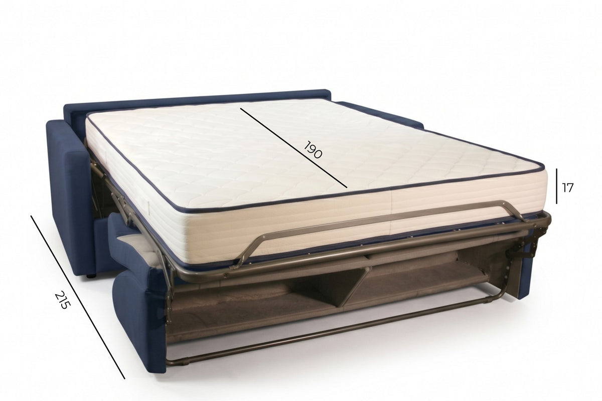 Dimensioni del divano letto aperto