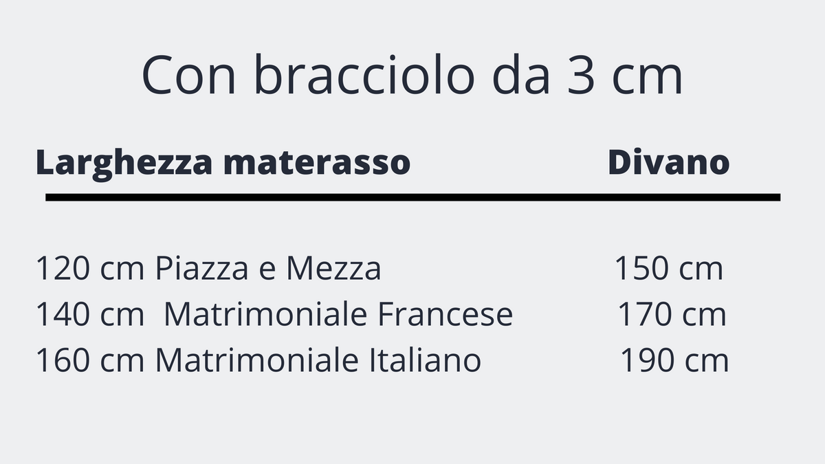 CAPRI - Divano Letto Salvaspazio Materasso Alto 17 cm