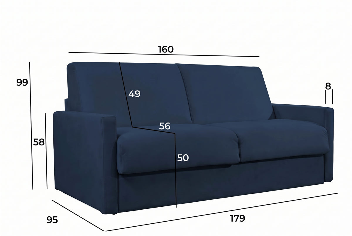 Dimensioni del divano letto chiuso