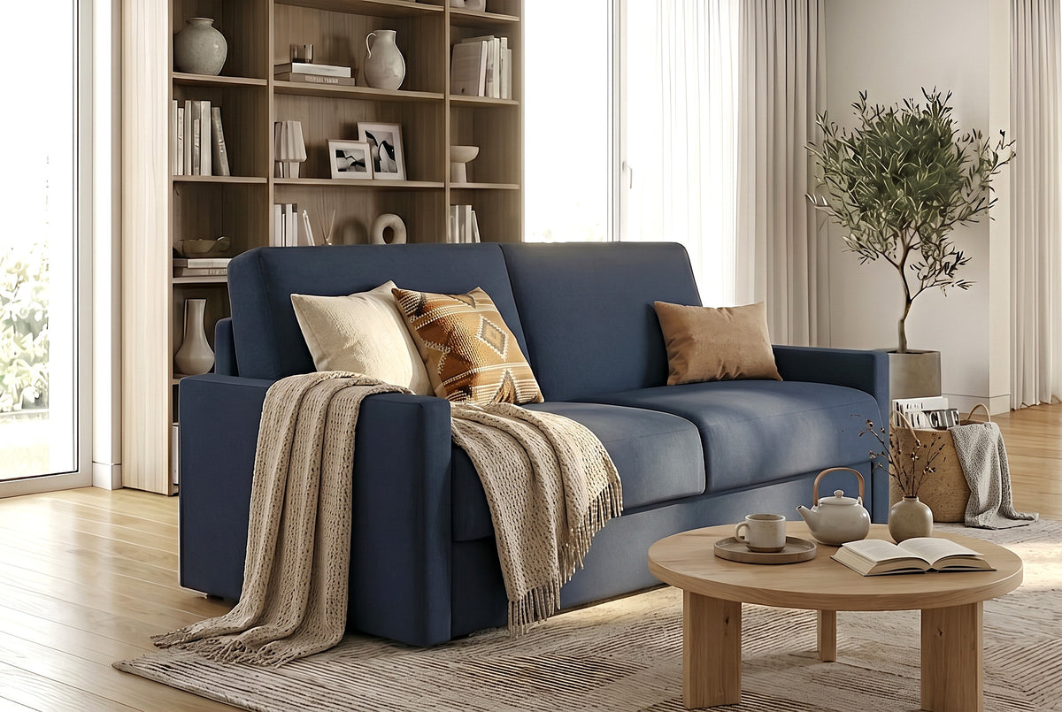 CAPRI - Divano Letto Salvaspazio Materasso Alto 17 cm