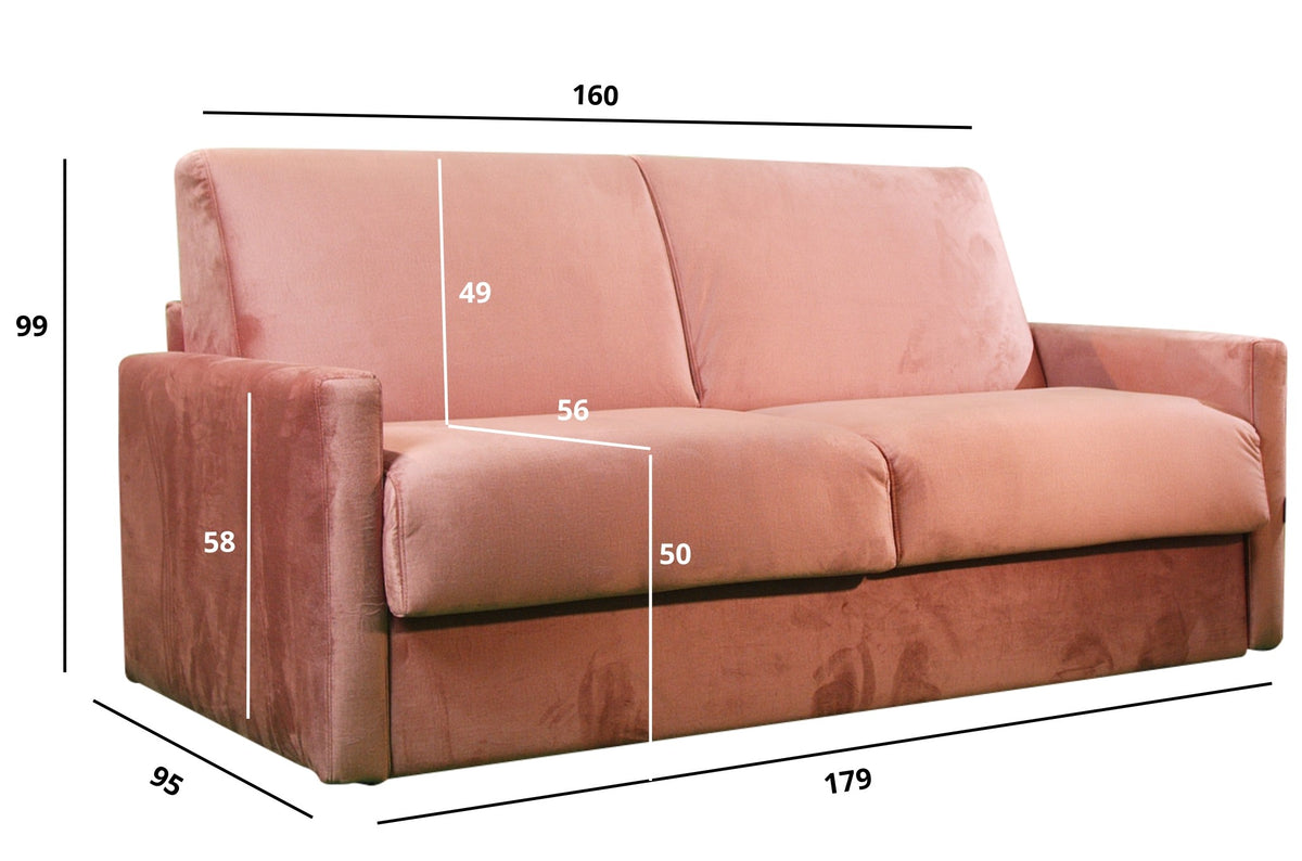 Dimensioni del divano letto chiuso