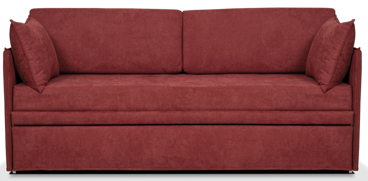 DUOTTO - Divano Letto Estraibile con 2 Materassi Alti 18 cm