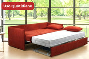 Divano Letto DUOTTO aperto di Divanoso