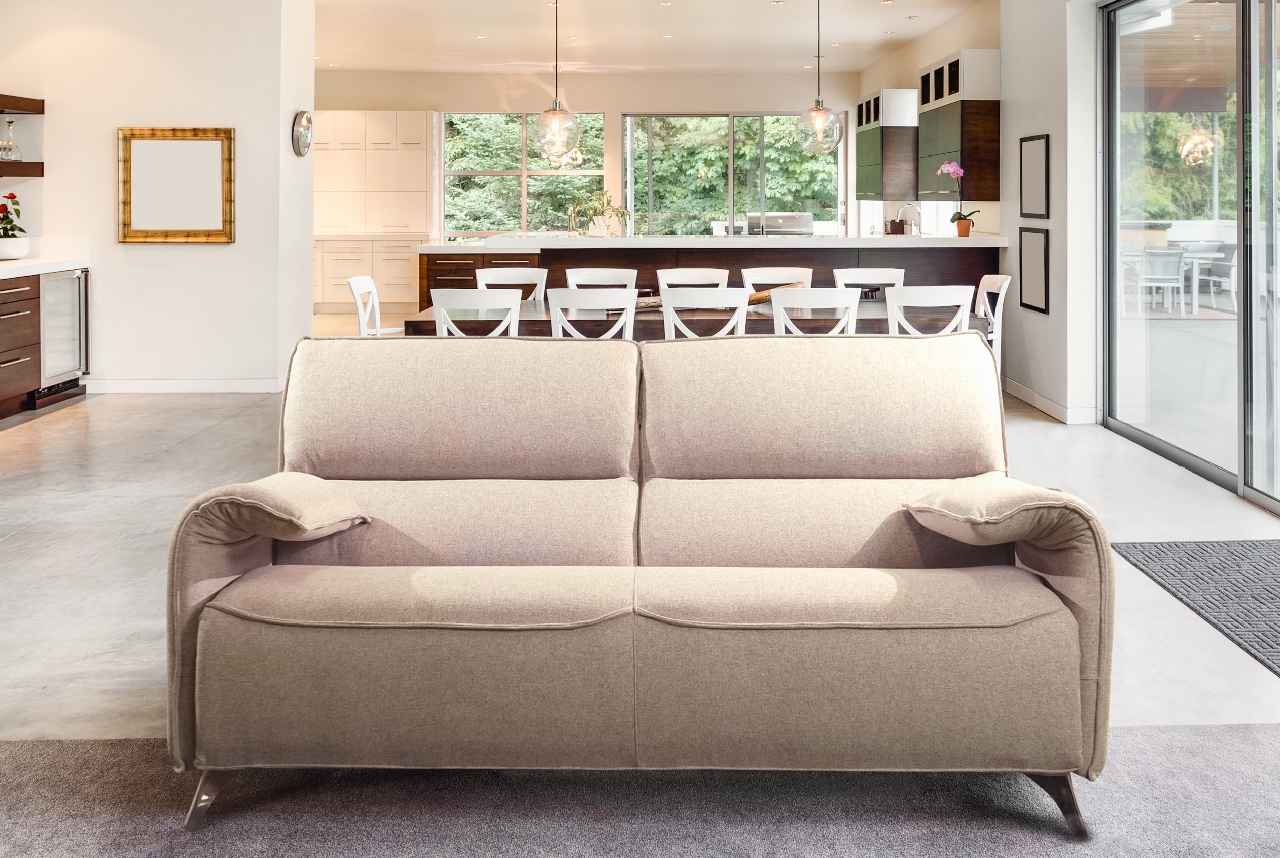 Divano LEtto Design Piedini Alti - FIRENZE di Divanoso