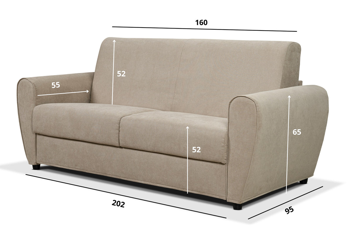 Dimensioni del divano letto chiuso