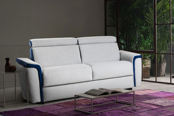 Divano Letto con MAterasso  alto 21 cm  -Karol21 di Divanoso