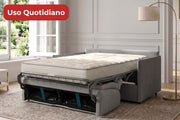 GENEROSA - Poltrona Letto con Materasso largo 100 cm e Alto 20 cm