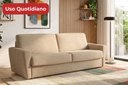 HELEN21 - Divano Letto con Materasso Alto 21 cm