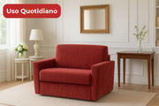 HELENA21 - Poltrona Letto con Materasso Alto 21 cm