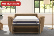 KAROLA21 - Poltrona Letto con Materasso Alto 21 cm