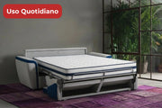 Divano Letto KAROL21 aperto di Divanoso