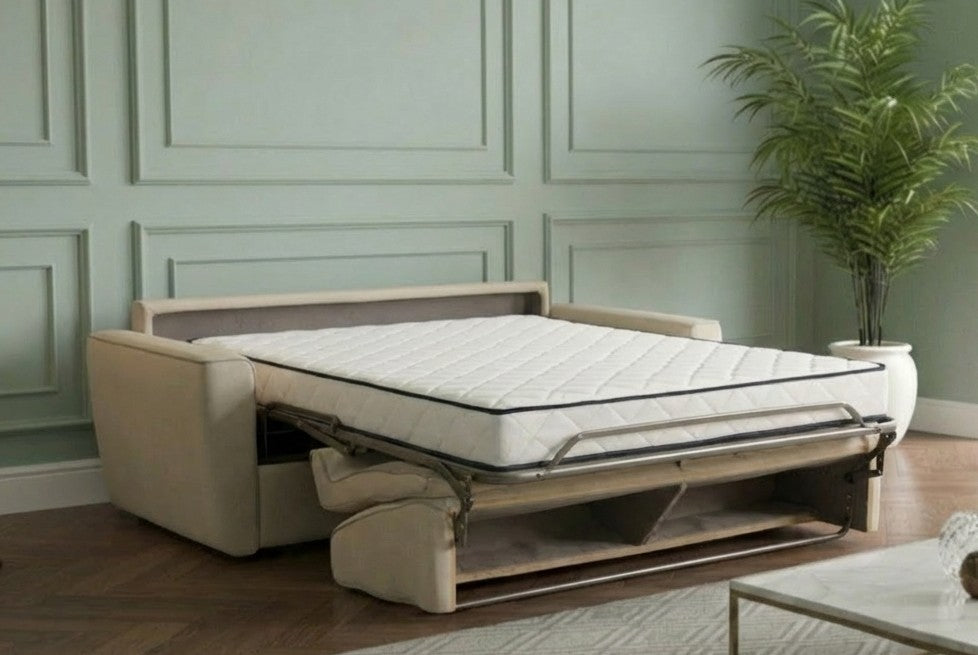 Penelope - Divano letto con materasso alto in memory