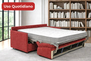 Divano LEtto SORRENTO aperto di Divanoso