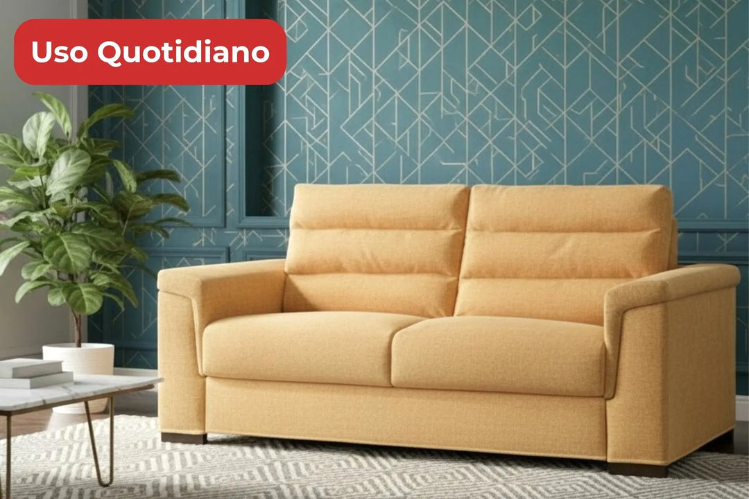 THEO SOFT - Divano Letto con Materasso Alto 20 cm