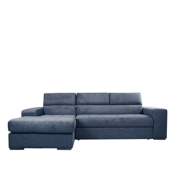 Divano Letto Angolare con Chaise Longue e Poggiatesta regolabili - PUCCINI - Divanoso