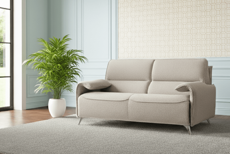 Divano Letto Design con Piedini Alti FIRENZE - Divanoso