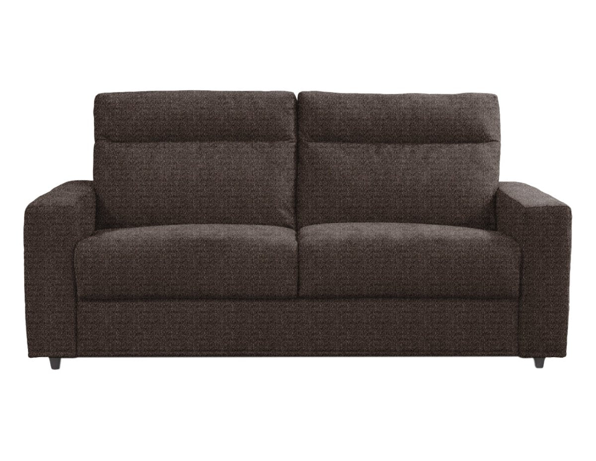 Divano Letto Extra Comfort con Materasso Alto 20 cm e Imbottiture Rinforzate ARON SOFT | Divanoso - colore Espresso