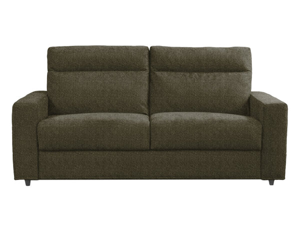 Divano Letto Extra Comfort con Materasso Alto 20 cm e Imbottiture Rinforzate ARON SOFT | Divanoso - colore verde Forest