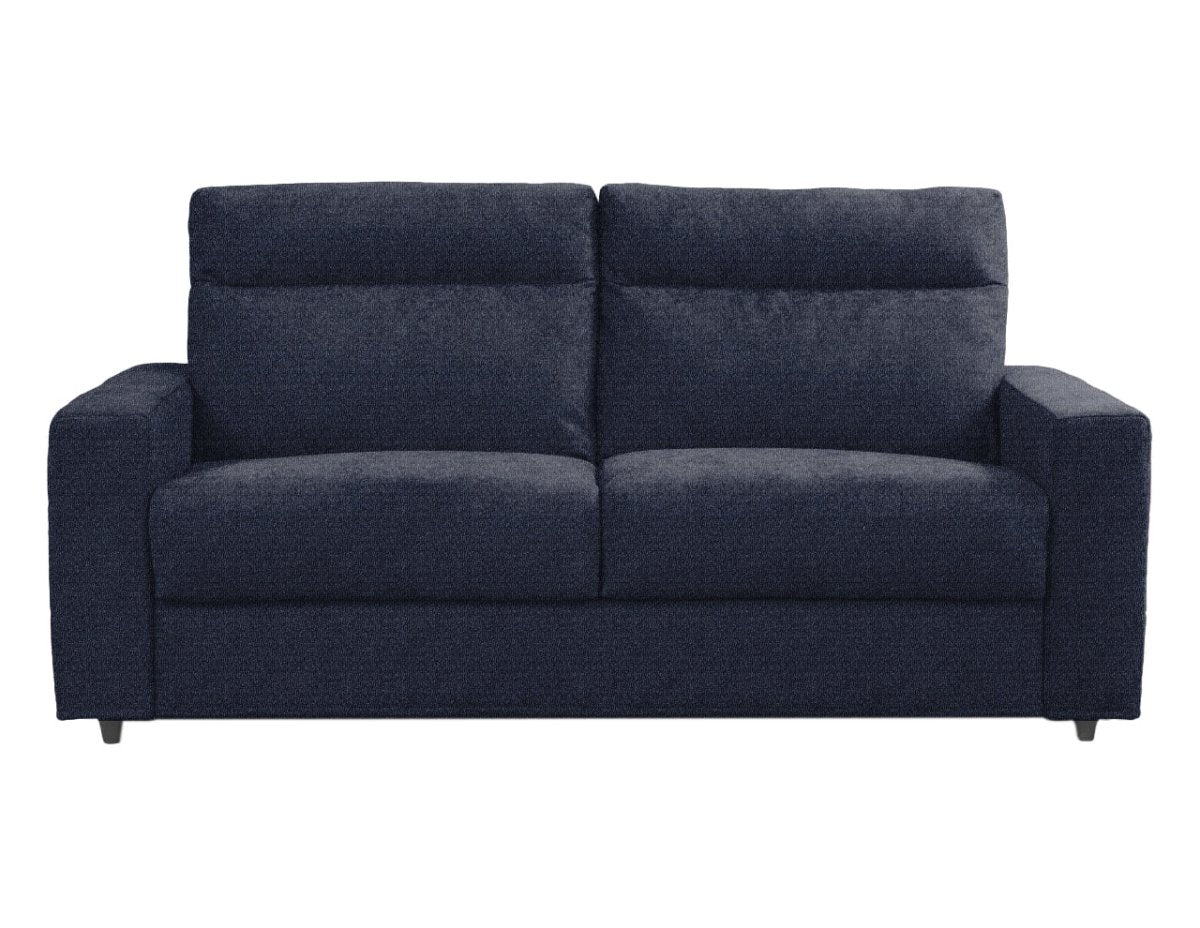 Divano Letto Extra Comfort con Materasso Alto 20 cm e Imbottiture Rinforzate ARON SOFT | Divanoso - colore blu pacific