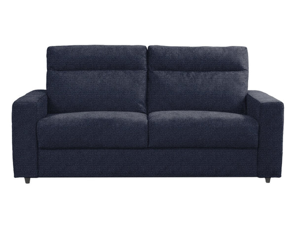 Divano Letto Extra Comfort con Materasso Alto 20 cm e Imbottiture Rinforzate ARON SOFT | Divanoso - colore blu pacific