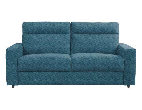 Divano Letto Extra Comfort con Materasso Alto 20 cm e Imbottiture Rinforzate ARON SOFT | Divanoso - colore turchese