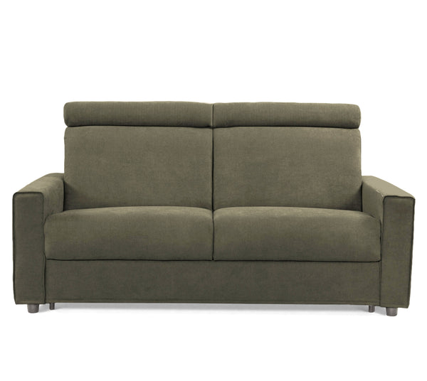 SERENO - Divano Letto con Poggiatesta Reclinabili Materasso Alto 20 cm