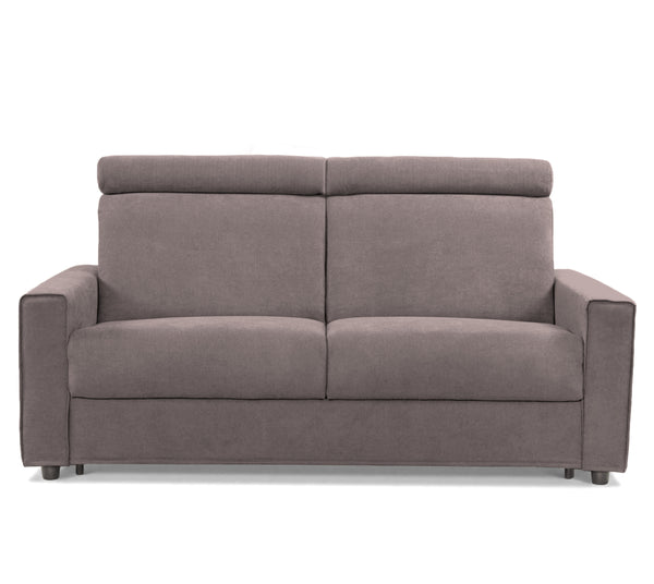 SERENO - Divano Letto con Poggiatesta Reclinabili Materasso Alto 20 cm