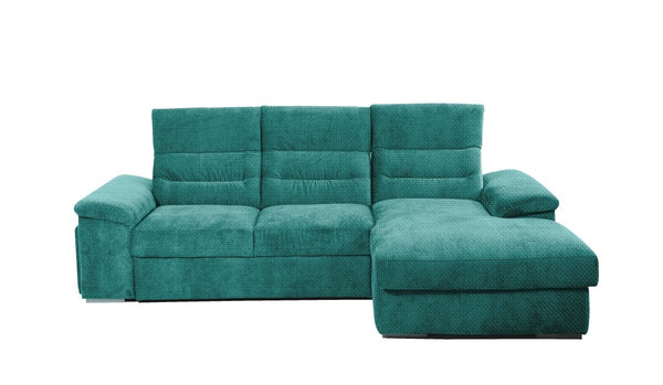Divano Letto con Penisola Chaise Longue - FIDELIO - Divanoso