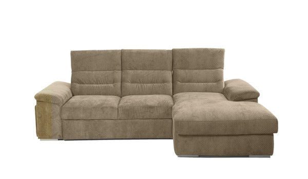Divano Letto con Penisola Chaise Longue - FIDELIO - Divanoso
