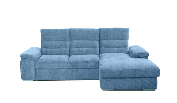 Divano Letto con Penisola Chaise Longue - FIDELIO - Divanoso