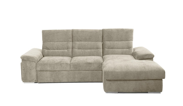 Divano Letto con Penisola Chaise Longue - FIDELIO - Divanoso