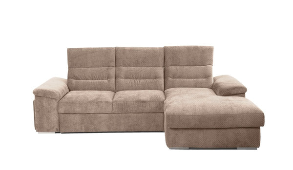 Divano Letto con Penisola Chaise Longue - FIDELIO - Divanoso
