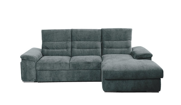 Divano Letto con Penisola Chaise Longue - FIDELIO - Divanoso