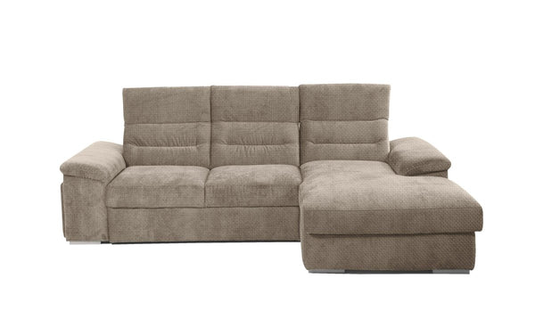 Divano Letto con Penisola Chaise Longue - FIDELIO - Divanoso